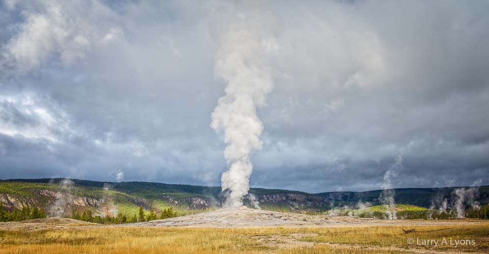 Geysers and Steam Vents Galore' © Larry A Lyons