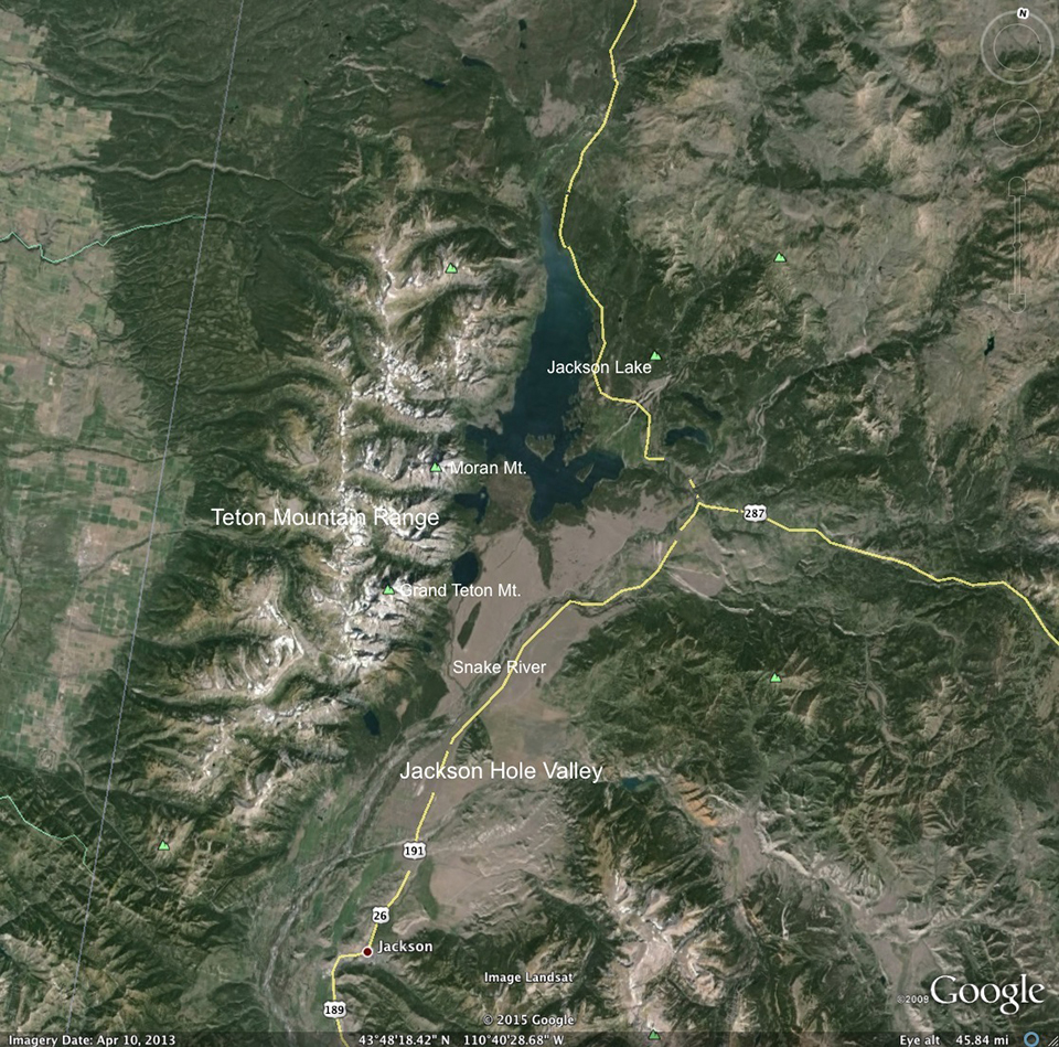 'Grand Teton National Park Map'