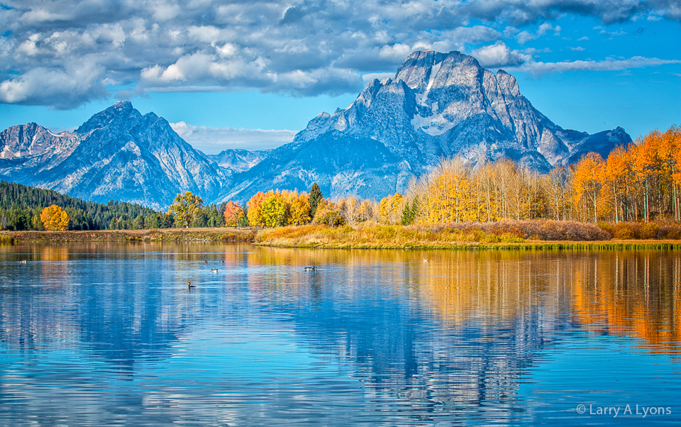 'Mt. Moran At Oxbow Bend' © Larry A Lyons