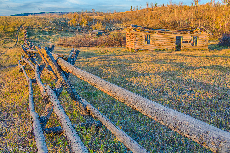 'Shane Cabins and Homestead' © Larry A Lyons