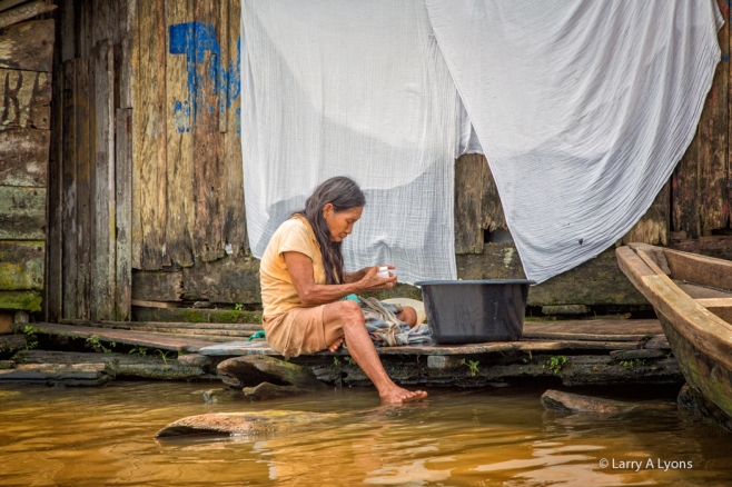 Doing Laundry In The Amazon
